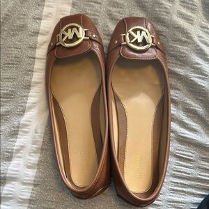 Michael Kors Chestnut Leather Loafers